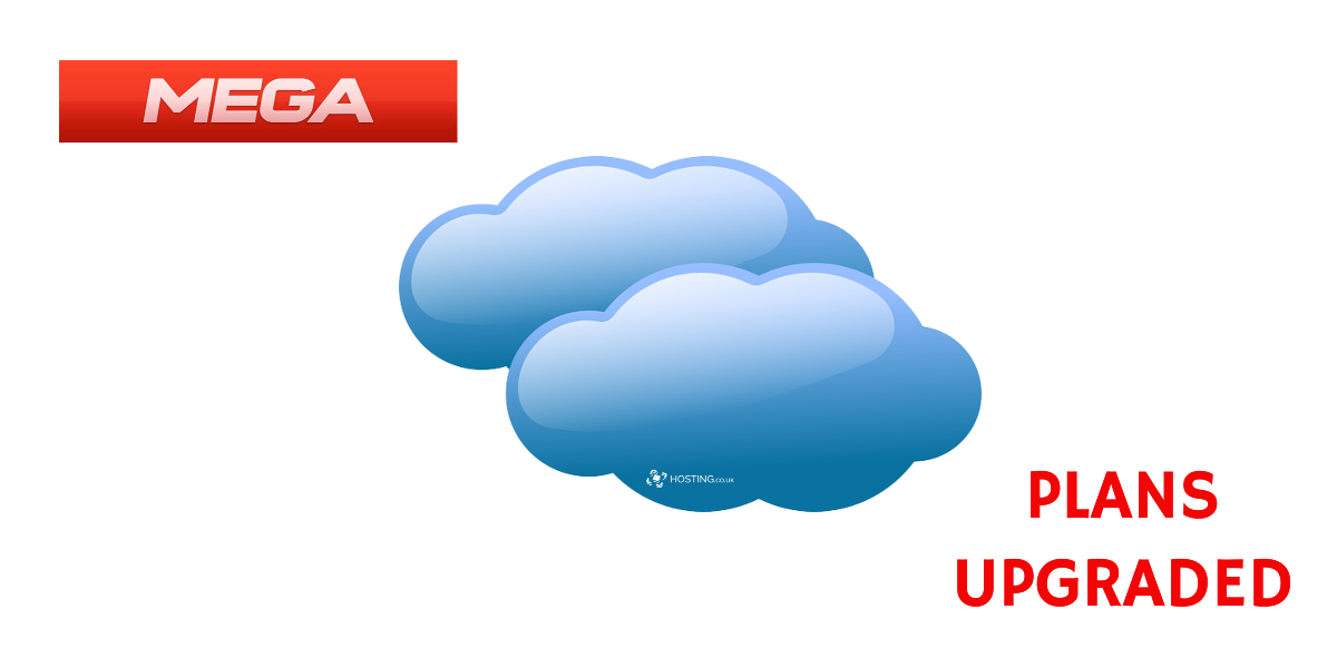 mega cloud storage plans upgraded