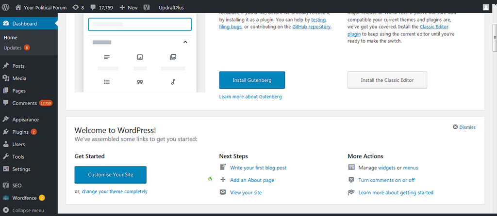 What Is A Theme? (And The Steps To Choose One) 2 See the navigation bar