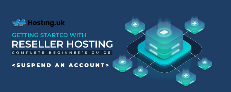 suspend an account in reseller hosting