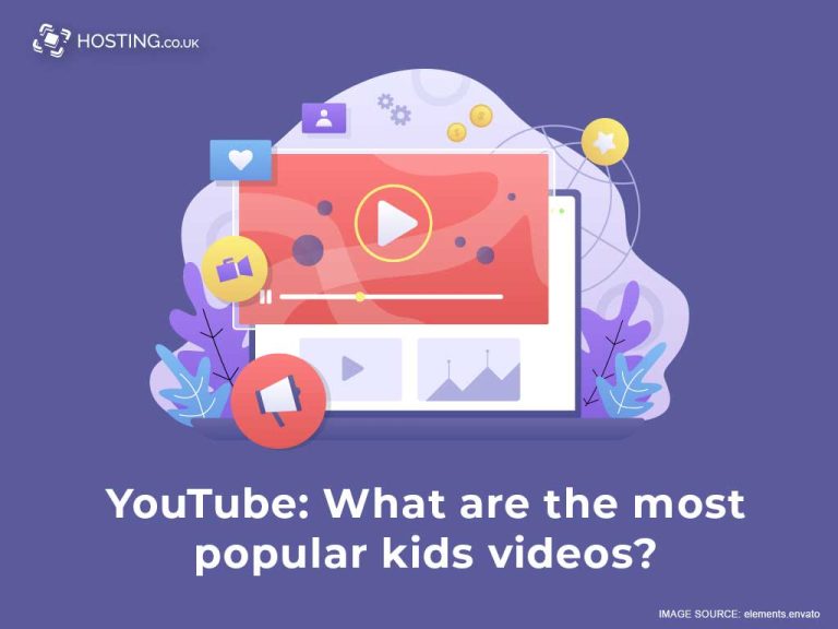YouTube What are the most popular kids videos? Hosting.co.uk