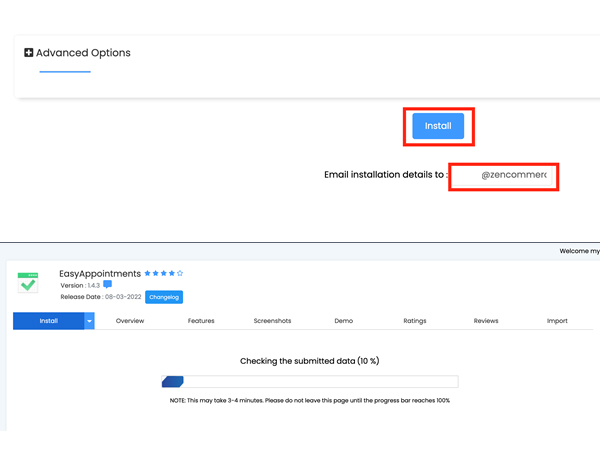 How to Create Your Own Booking Page like Calendly 15 install-appointment-app-demo