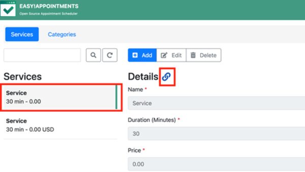 How to Create Your Own Booking Page like Calendly 21 make-service-meeting-link-demo